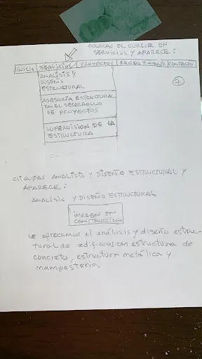 Detalle de una estructura metálica